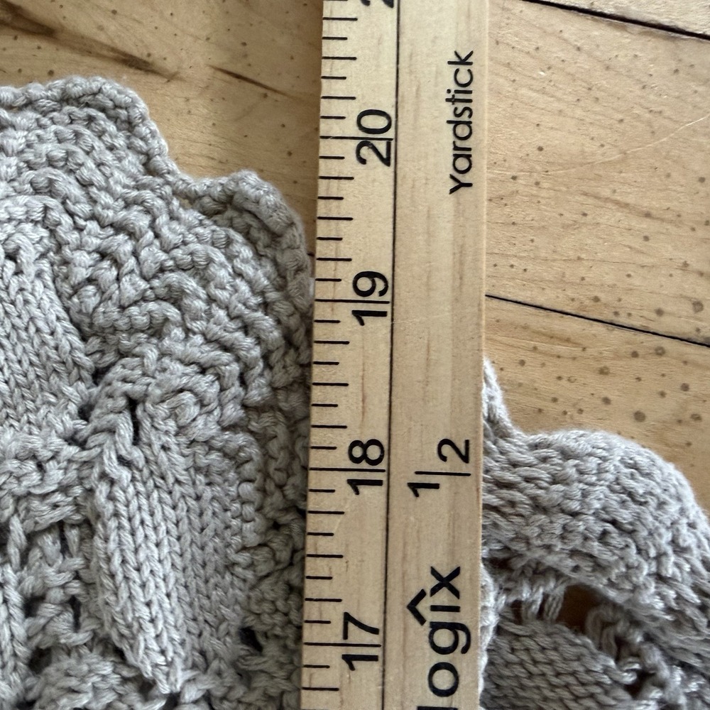Style & Co Women's‎ Cardigan Beige Loose Knitted Size 0X Boho Cottagecore - Picture 9 of 9